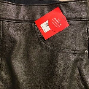 Spanx faux leather leggings